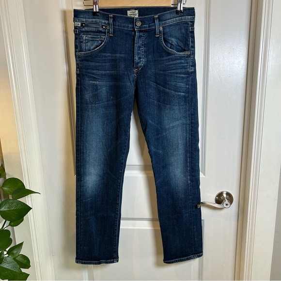 CITIZENS OF HUMANITY Emerson straight mid-rise boyfriend Women’s jeans size 27 - Picture 2 of 13